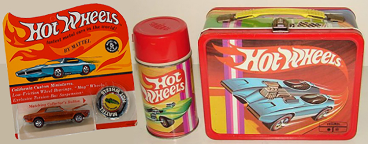 ron ruelle hot wheels lunchbox
