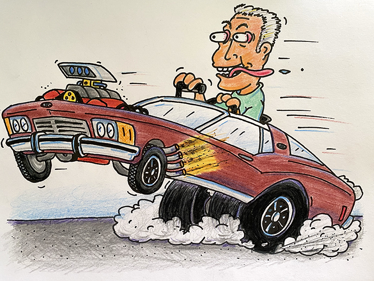1973 buick riviera cartoon