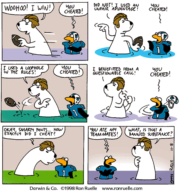 football comic cartoon