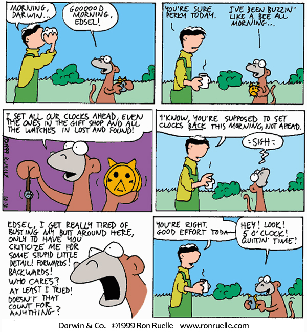 time change comic cartoon