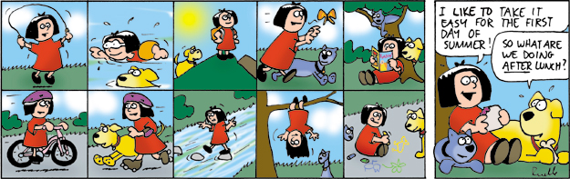 first day summer comic cartoon