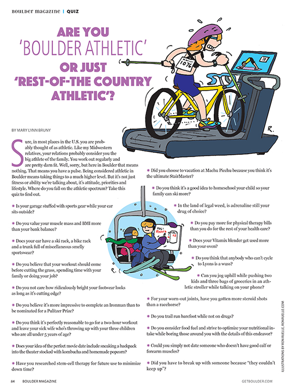 Ron Ruelle boulder magazine