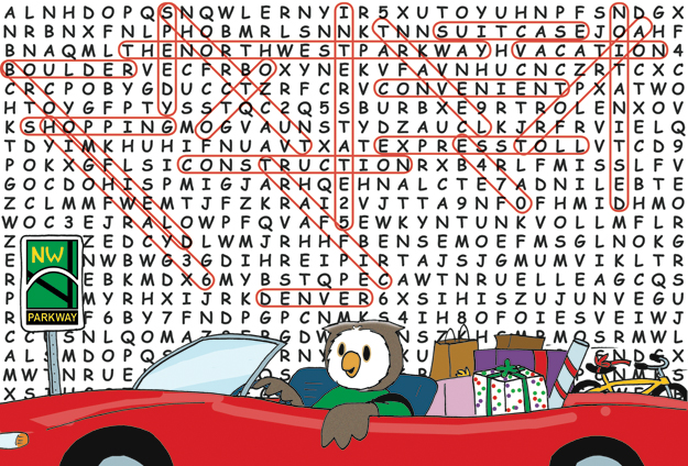 northwest parkway comic cartoon word search